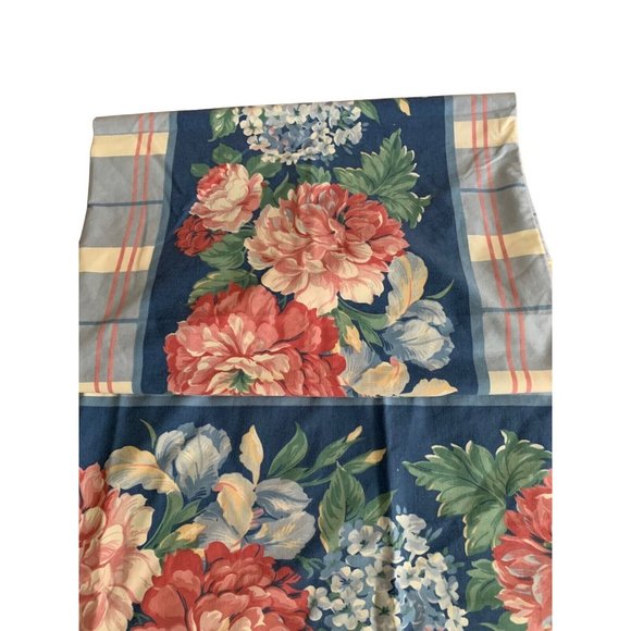 2 Vintage Stevens Allyson Kent KING Pillow Case Pink Floral Cottage Shabby Chic - Picture 5 of 9